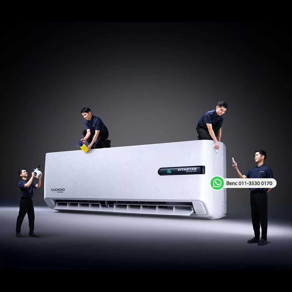 CUCKOO aircond service after installation support in Malaysia